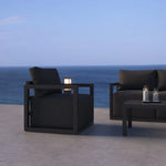 Alfresco Serenity Outdoor Lounge Set – Charcoal Grey - Furniture > Outdoor