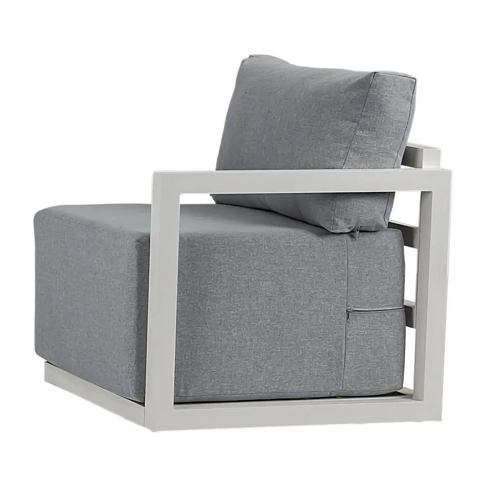 Alfresco Serenity Outdoor Lounge Set – White - Furniture > Outdoor