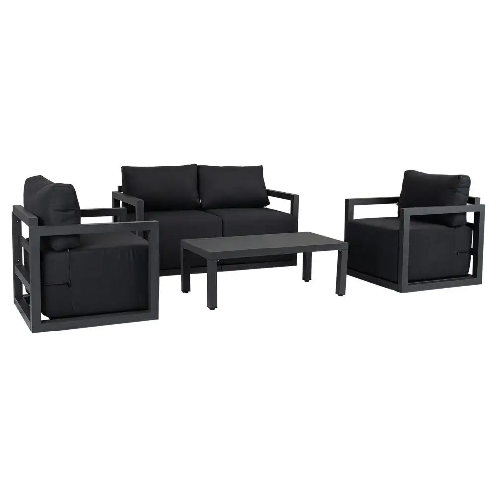 Alfresco Serenity Outdoor Lounge Set – White - Furniture > Outdoor