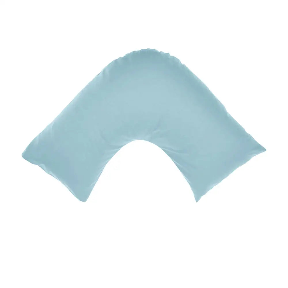 Algodon 300TC Cotton V Shape Pillowcase Denim - Home & Garden > Bedding