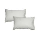 Algodon Pair of 300TC Cotton Standard Pillowcases Silver - Home & Garden > Bedding > Pillowcases