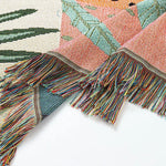 Alice INS-Style Illustrated Line Blanket - Multi-Use Design - Home & Garden > Bedding > Blankets & Throws