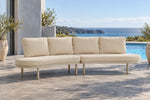 Almara Open Ends Outdoor Sofa - Beige - poolside lifestyle
