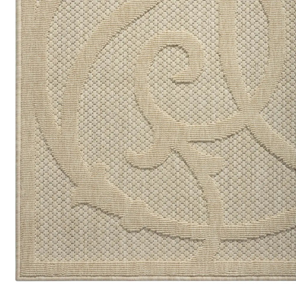 Alpha Outdoor Rug - Cream - 160x230 - Home & Garden > Rugs