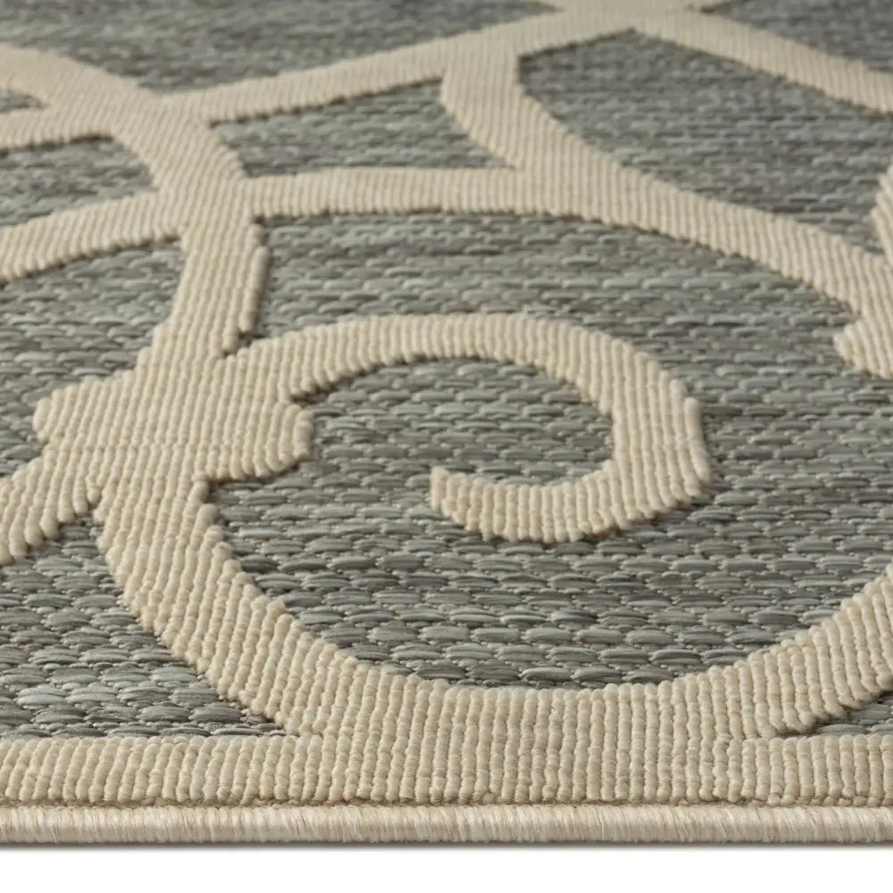 Alpha Outdoor Rug - Grey - 200x290 - Home & Garden > Rugs