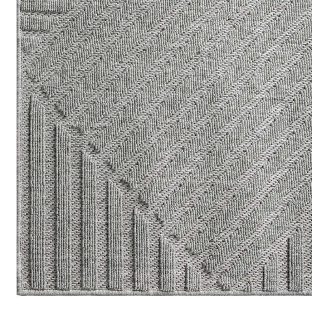 Alpha Outdoor Rug - Light Grey - 200x290 - Home & Garden > Rugs