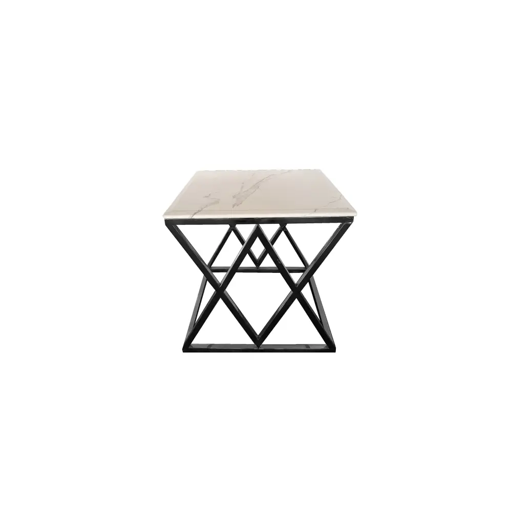 Alsea - Black Side Table - Furniture > Living Room