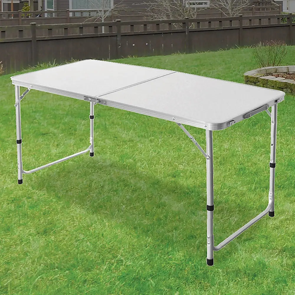Aluminium Folding Table 120cm Portable Indoor Outdoor Picnic Party Camping Tables - Furniture > Office