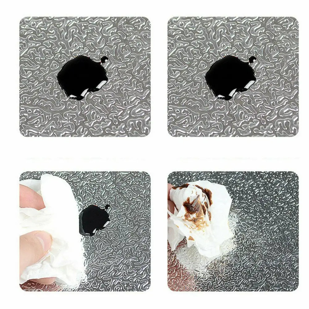 Aluminum Foil Sticker Self Adhesive Oil-proof Waterproof Kitchen Wall(40*500cm) - Home & Garden > Kitchenware
