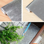 Aluminum Foil Sticker Self Adhesive Oil-proof Waterproof Kitchen Wall(60*300cm) - Home & Garden > Kitchenware