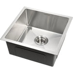 Amirra Kitchen Stainless Steel Sink 440mm x 440mm Smooth coated Silver - Home & Garden > Kitchenware