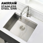 AMIRRA Kitchen Stainless Steel Sink 600mm x 450mm (Silver) AMR-KS-102-LH - Appliances > Kitchen Appliances