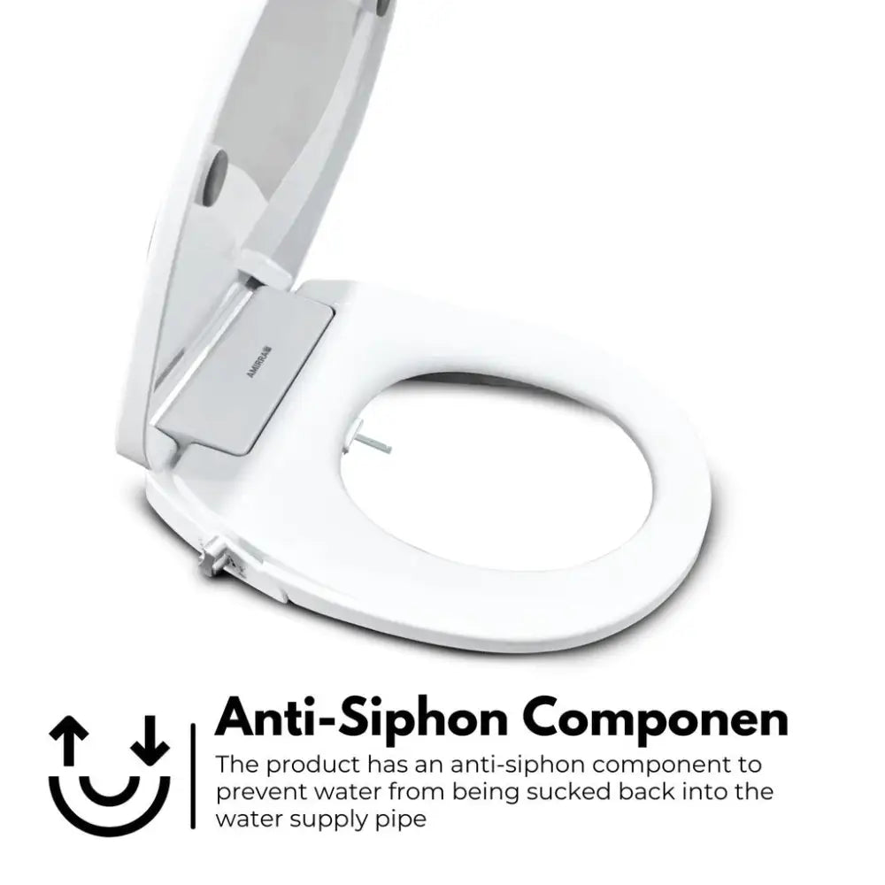 Amirra Non-electric Bidet Seat (Anti-Siphon) - Furniture > Bathroom > Bidets
