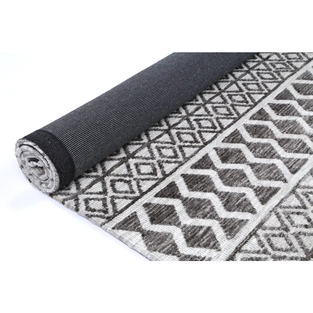 Amritsar AMRI04 Charcoal & Beige 160x230 - Home & Garden > Rugs