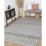 Amritsar AMRI04 Charcoal & Beige 160x230 - Home & Garden > Rugs