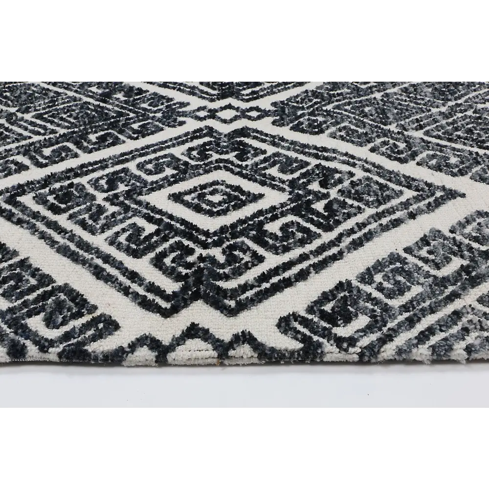 Amritsar Glenfalls Anthracite Tribal Rug 160X230 - Home & Garden > Rugs