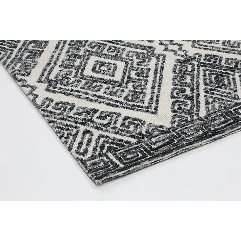 Amritsar Glenfalls Anthracite Tribal Rug 160X230 - Home & Garden > Rugs