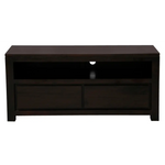 Amsterdam 2 Drawer Entertainment Unit (Chocolate) - Home & Garden > Home & Garden Others