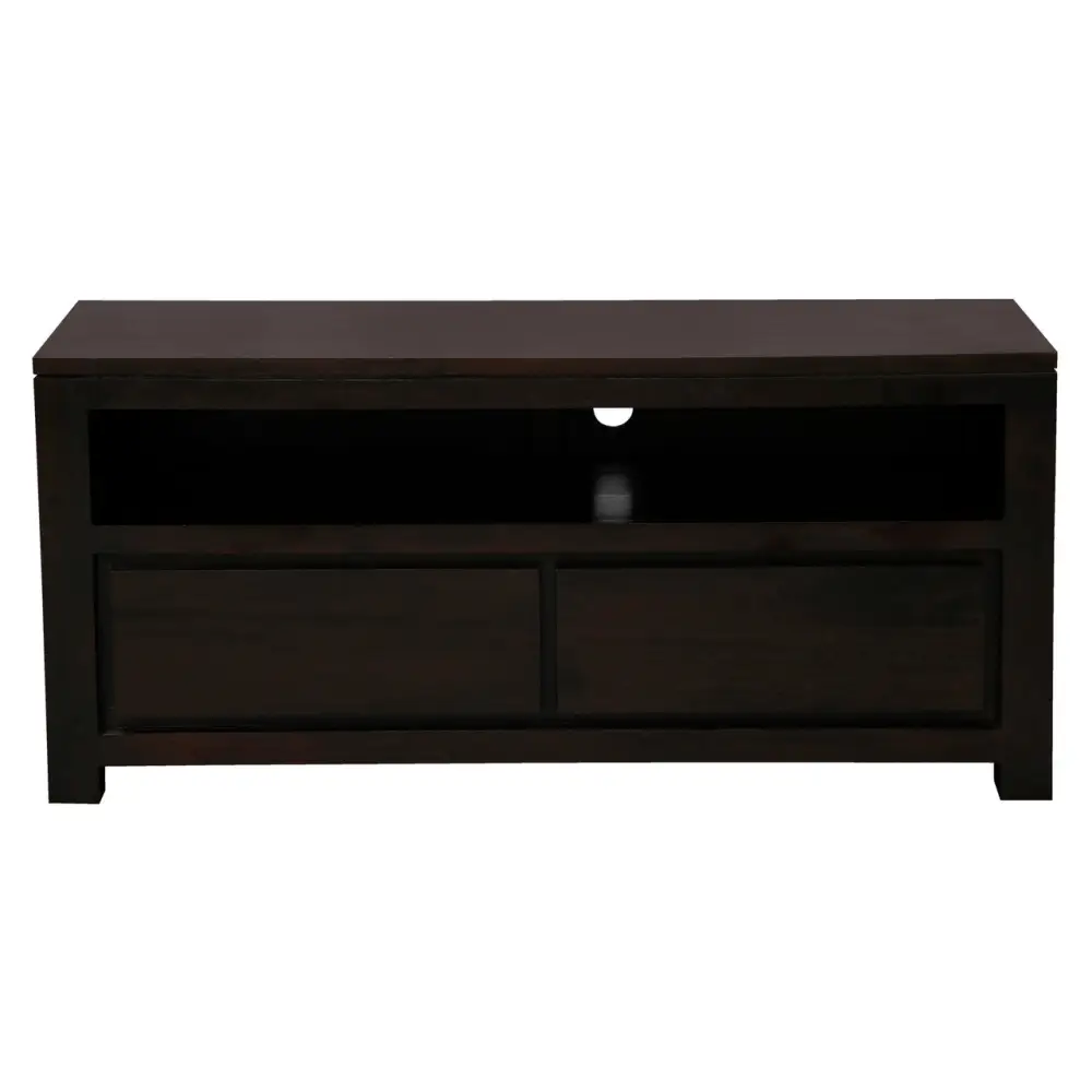 Amsterdam 2 Drawer Entertainment Unit (Chocolate) - Home & Garden > Home & Garden Others
