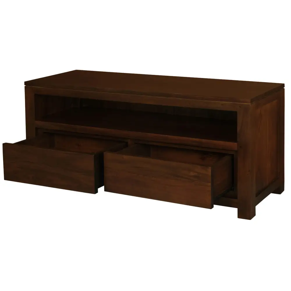Amsterdam 2 Drawer Entertainment Unit (Mahogany) - Home & Garden > Home & Garden Others