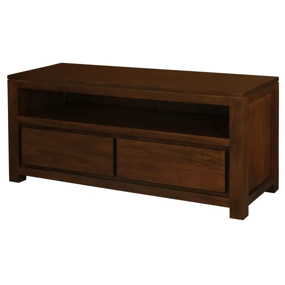 Amsterdam 2 Drawer Entertainment Unit (Mahogany) - Home & Garden > Home & Garden Others
