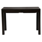 Amsterdam Solid Mahogany Timber 2 Drawer Desk (Chocolate) - Home & Garden > Home Office Accessories