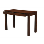 Amsterdam Solid Mahogany Timber 2 Drawer Desk (Mahogany) - Home & Garden > Home Office Accessories