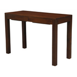 Amsterdam Solid Mahogany Timber 2 Drawer Desk (Mahogany) - Home & Garden > Home Office Accessories