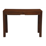 Amsterdam Solid Mahogany Timber 2 Drawer Desk (Mahogany) - Home & Garden > Home Office Accessories