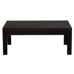 Amsterdam Solid Mahogany Timber Coffee Table (Chocolate) - Home & Garden > Decor