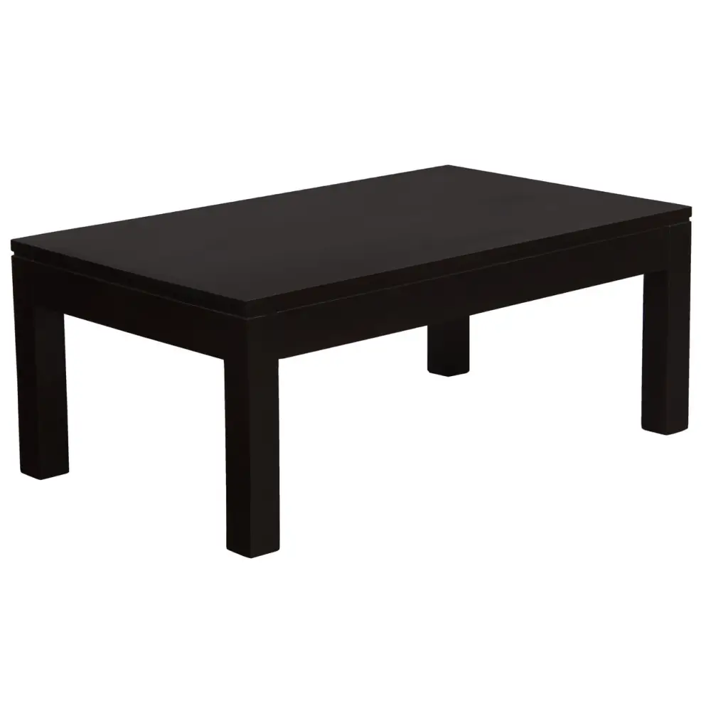 Amsterdam Solid Mahogany Timber Coffee Table (Chocolate) - Home & Garden > Decor