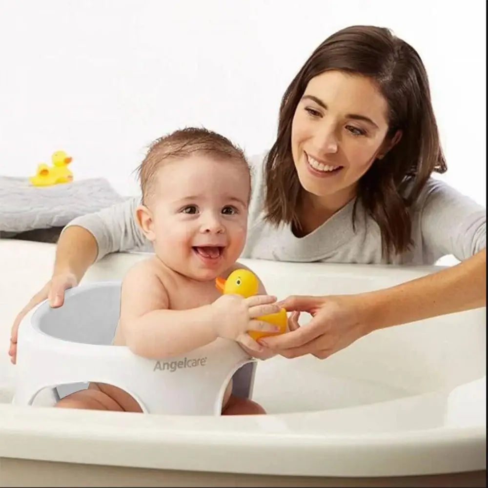 Angelcare Ac588 Baby Bath Soft Touch Ring Seat - Grey - Baby & Kids > Kid’s Furniture > Changing Tables