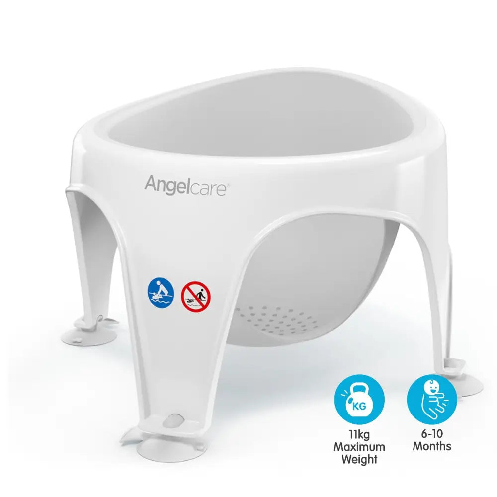 Angelcare Ac588 Baby Bath Soft Touch Ring Seat - Grey - Baby & Kids > Kid’s Furniture > Changing Tables