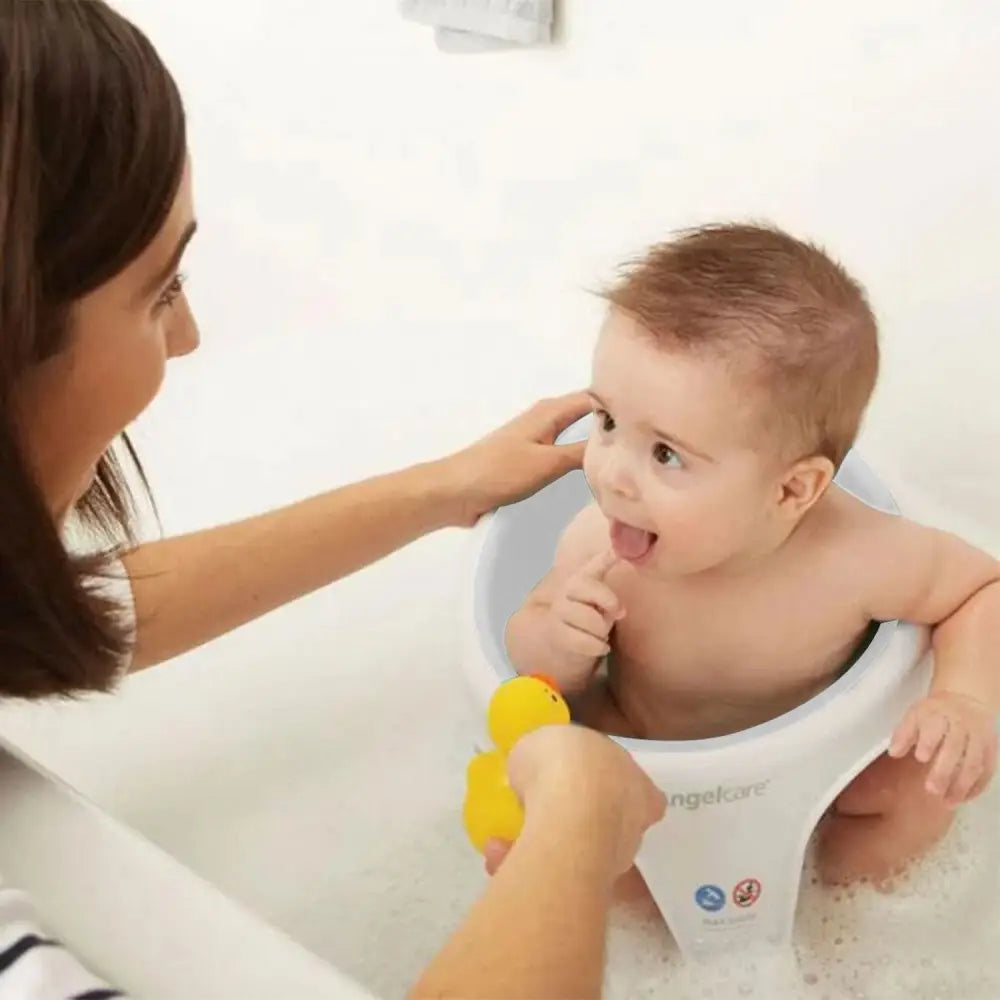 Angelcare Ac588 Baby Bath Soft Touch Ring Seat - Grey - Baby & Kids > Kid’s Furniture > Changing Tables