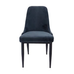 Anika 7pc Dining Set 180cm Table 6 Fabric Chair - Charcoal Smoke - Furniture > Dining