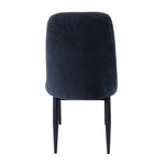 Anika 7pc Dining Set 180cm Table 6 Fabric Chair - Charcoal Smoke - Furniture > Dining