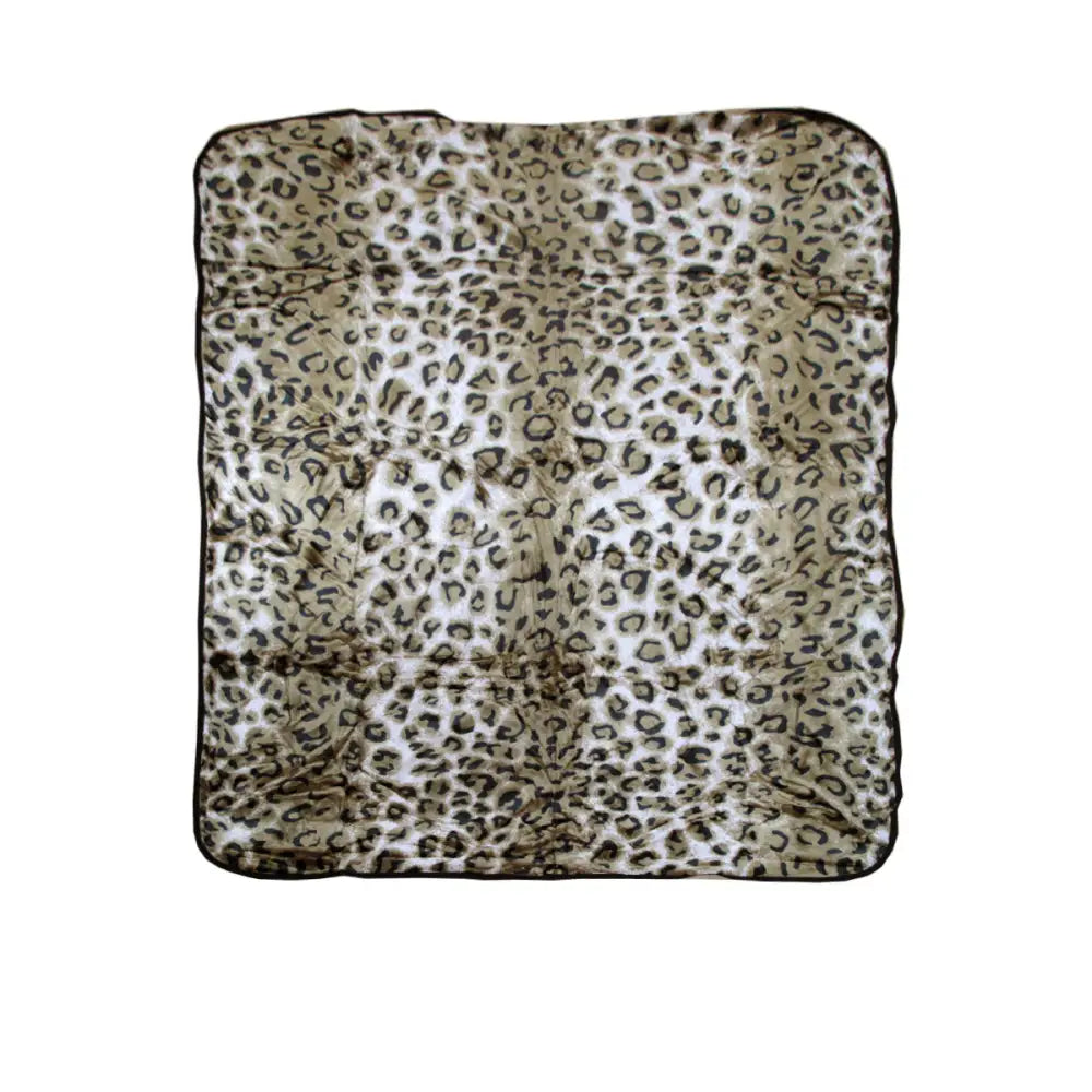 Animal Skin Pattern Faux Mink Blanket Queen Leopard - Home & Garden > Bedding