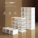 Antbox Cubes Storage Folding Cabinet Wardrobe With 9 Grids&6 Doors &1 Hanger - Home & Garden > Storage > Clothing &