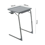 Anywhere Laptop Pro Desk in Silver Grey - Furniture > Living Room > Side Tables