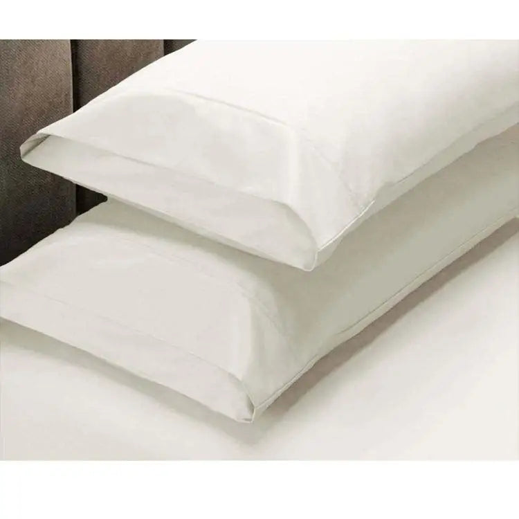 Apartmento 225TC Fitted Sheet Set King Cream plus 2 Pillowcases - Home & Garden > Bedding