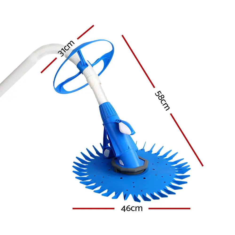 Aquabuddy Pool Cleaner Automatic Vacuum Swimming Floor Climb Wall Pool 10M Hose - Home & Garden > Pool & Accessories