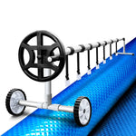 Aquabuddy Pool Cover 500 Micron 10x4m Blue Swimming Pool Solar Blanket 4m Roller - Home & Garden > DIY