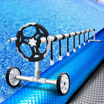 Aquabuddy Pool Cover 500 Micron 10x4m Silver Swimming Pool Solar Blanket 5.5m Roller - Home & Garden > Pool &