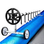 Aquabuddy Pool Cover 500 Micron 10x4m Silver Swimming Pool Solar Blanket 4m Roller - Home & Garden > Pool & Accessories