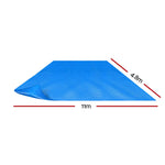 Aquabuddy Pool Cover 500 Micron 11x4.8m Swimming Pool Solar Blanket Blue - Home & Garden > Pool & Accessories