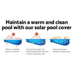 Aquabuddy Pool Cover 500 Micron 9.5x5m Swimming Pool Solar Blanket Blue - Home & Garden > Pool & Accessories