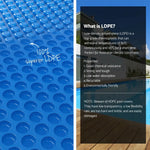 Aquabuddy Pool Cover 600 Micron 7x4m w/ Roller 5.55m Solar Blanket Blue - Home & Garden > Pool & Accessories > Pool