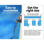 Aquabuddy Pool Cover 9.5x5m 400 Micron Silver Swimming Pool Solar Blanket 5.5m Roller - Home & Garden > Pool &