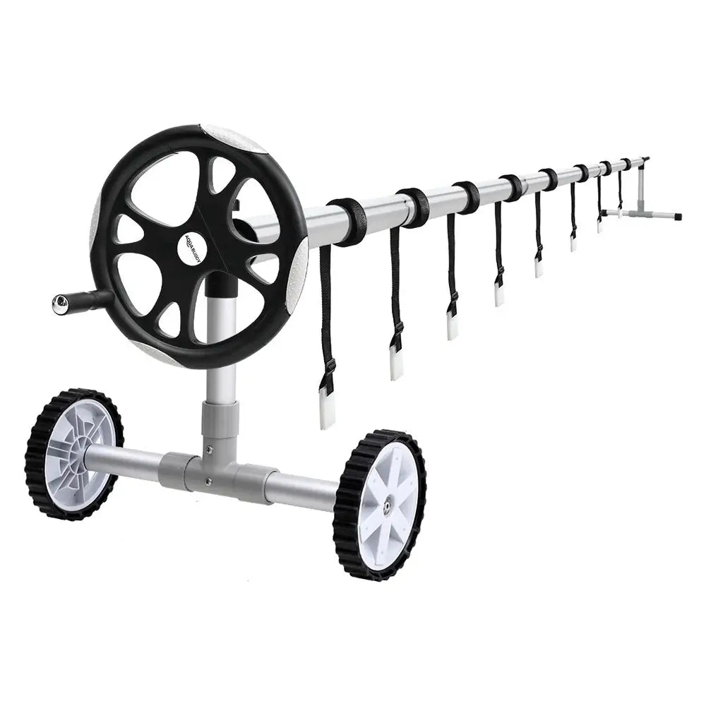 Aquabuddy Pool Cover Roller 6.55m Adjustable Swimming Pool Solar Blanket Reel - Home & Garden > Pool & Accessories