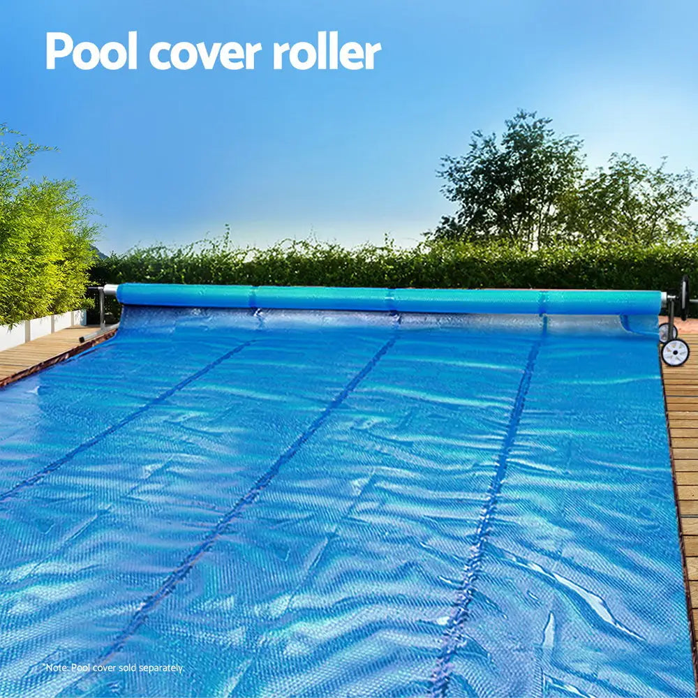 Aquabuddy Pool Cover Roller 6.55m Adjustable Swimming Pool Solar Blanket Reel - Home & Garden > Pool & Accessories
